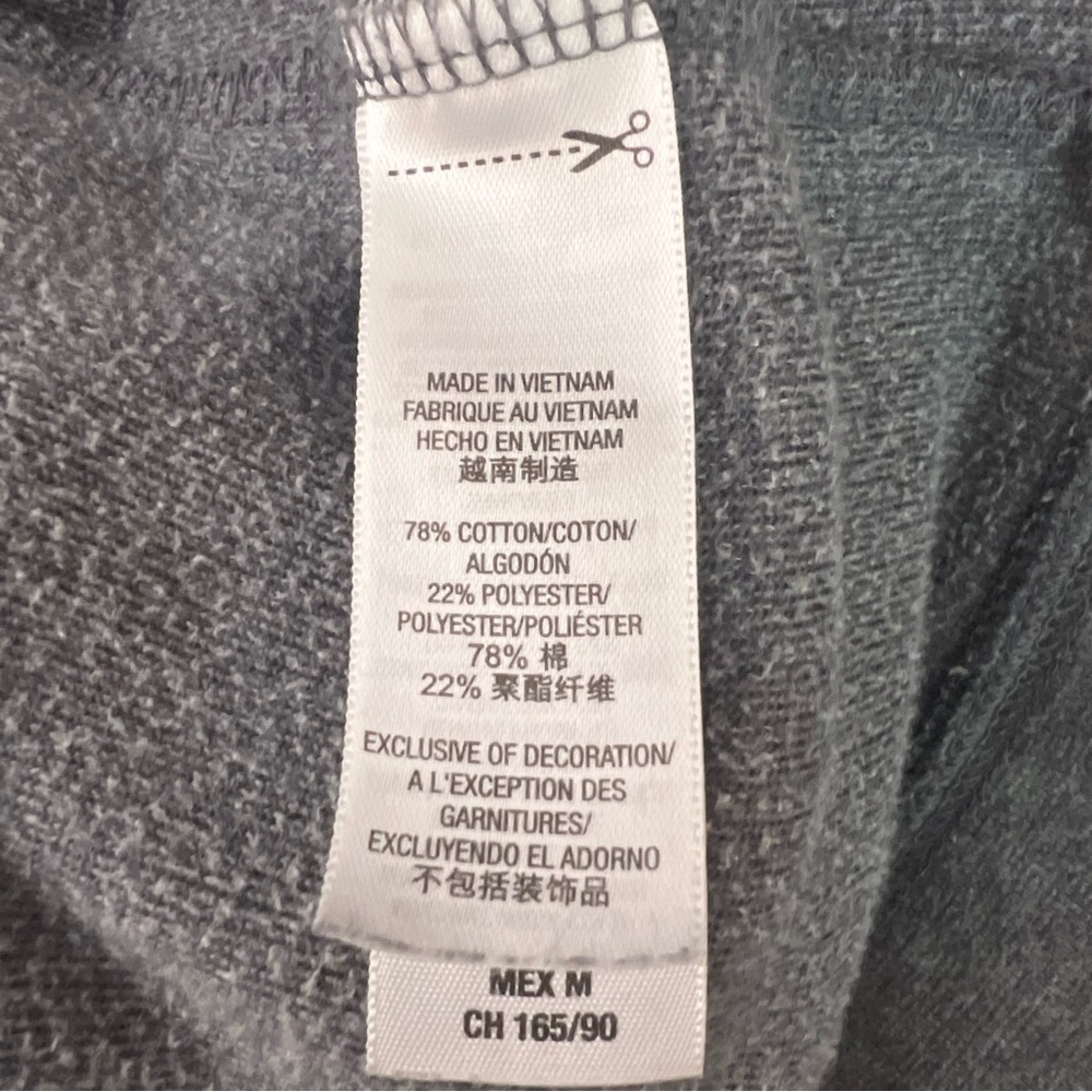 Juicy couture grey zip up sweater fuzzy print logo on back with white sequins - Picture 9 of 9
